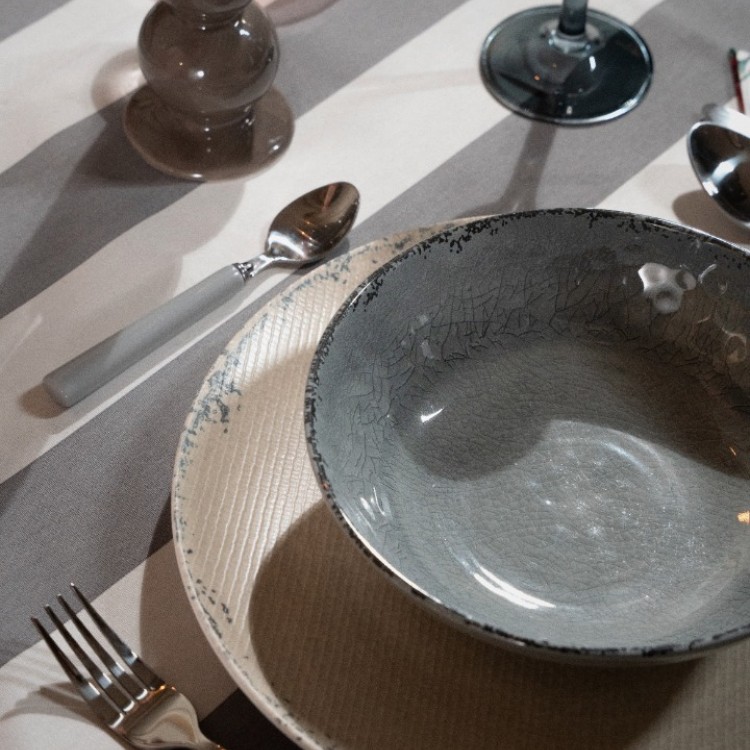 FLAMEFIELD MOON DUST 12 PARÇA (4KİŞİLİK) MELAMİN TABAK SETİ