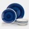 FLAMEFIELD AZURE 12 PARÇA (4KİŞİLİK) MELAMİN TABAK SETİ