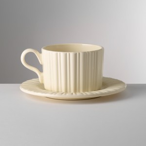MARIO LUCA GIUSTI TEATIME IVORY TEA CUP SET OF 6