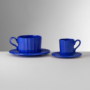 MARIO LUCA GIUSTI LUCILLA NAVY COFFEE CUP SET OF 6 MARIO LUCA GIUSTI LUCILLA NAVY COFFEE CUP SET OF 6