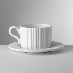 MARIO LUCA GIUSTI TEATIME WHITE TEA CUP SET OF 6