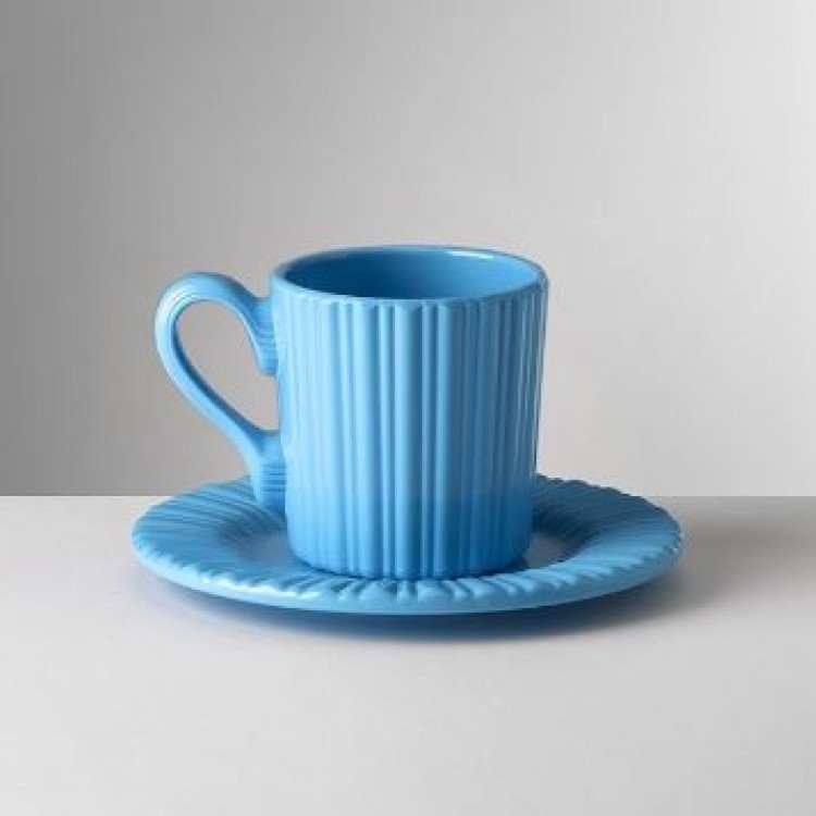 MARIO LUCA GIUSTI LUCILLA MAVI KAHVE FİNCANI 6'LI SET