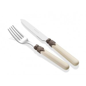 RIVADOSSI SANDRO CLASSIC 12 PARÇA KAHVALTI SETİ KEMİK RENGİ