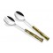 RIVADOSSI SANDRO BAMBOO SALATA SERVİS SETİ ZEYTİN YEŞİLİ 
