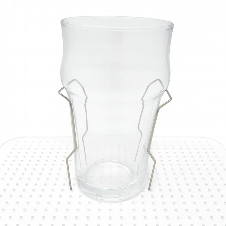 CLINK FREE TEKNE VE KARAVANLAR İÇİN PASLANMAZ ÇELİK BARDAK VE KUPA SABİTLEYİCİ - 6 adet (3 BARDAKLIK)