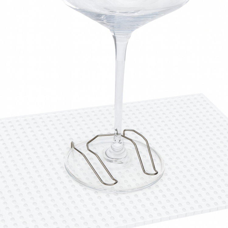 CLINK FREE TEKNE VE KARAVANLAR İÇİN TABAK ,BARDAK VE KADEH SABİTLEYİCİ DELİKLİ AKRİLİK PLEKSİ TEPSİ  -  22x33cm