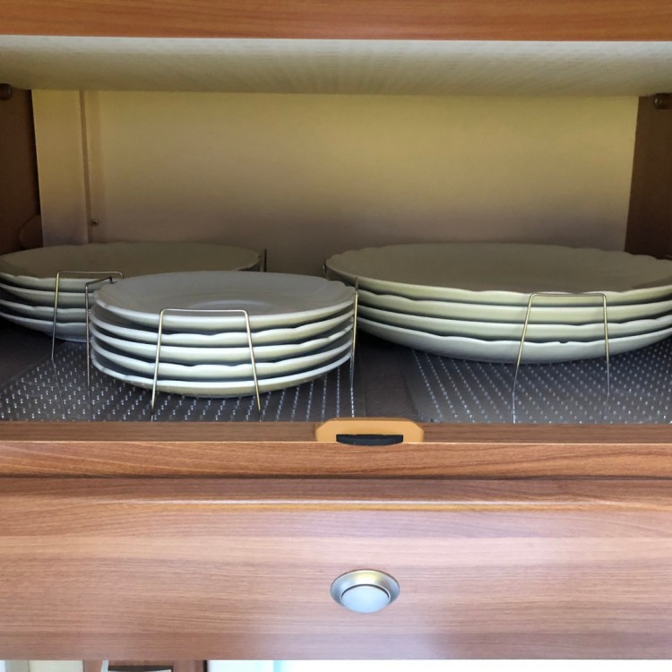 CLINK FREE TEKNE VE KARAVANLAR İÇİN PASLANMAZ ÇELİK TABAK SABİTLEYİCİ - 6 adet (2SET)