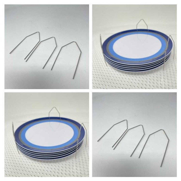 CLINK FREE TEKNE VE KARAVANLAR İÇİN PASLANMAZ ÇELİK TABAK SABİTLEYİCİ - 6 adet (2SET)