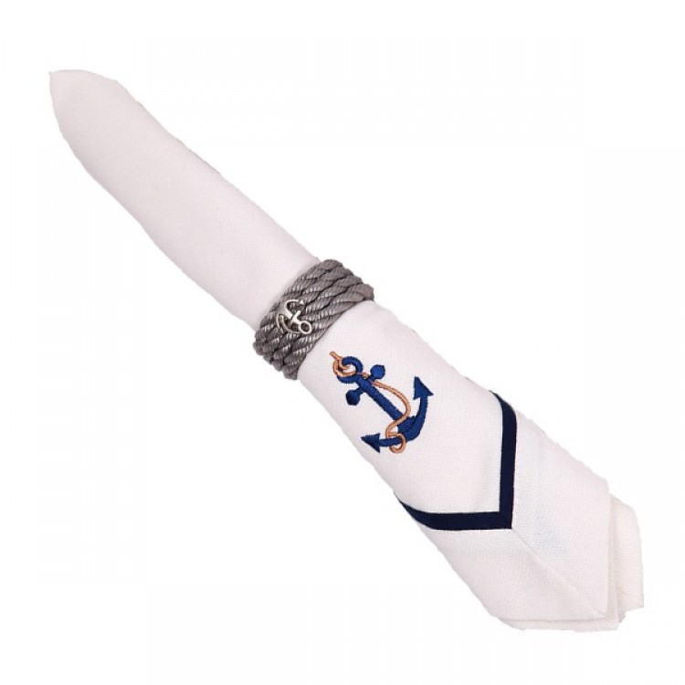 HALATLI GRİ PEÇETE HALKASI 5x5x3cm