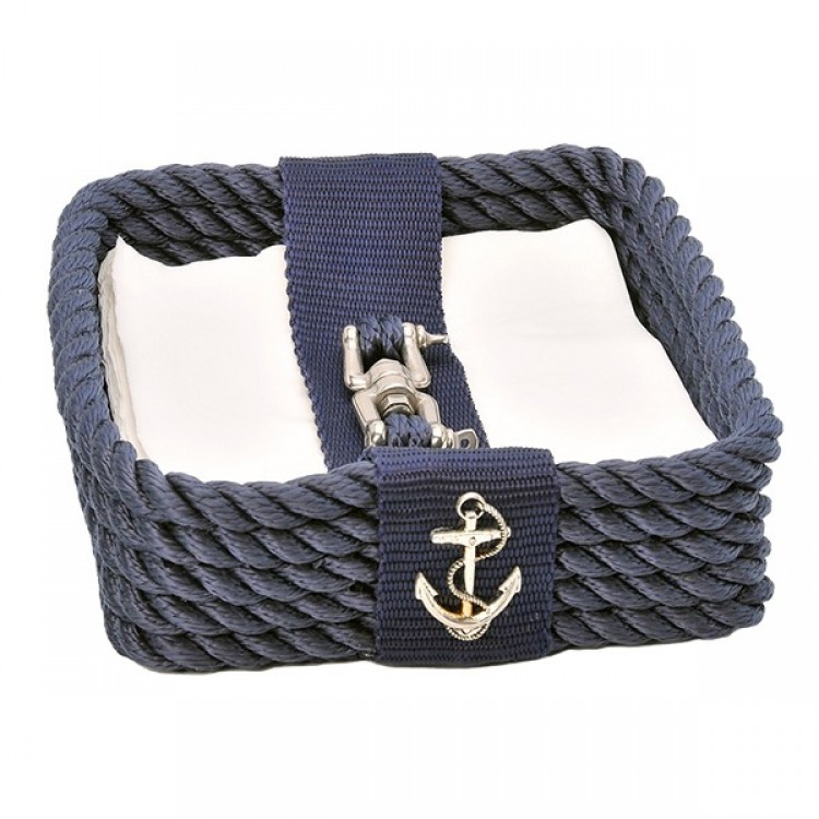  HALATLI LACİVERT PEÇETELİK 20x20x6 cm