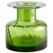 CYAN DESIGN YEŞİL CAM ECZACI VAZO KÜÇÜK BOY R:18 H:19 cm