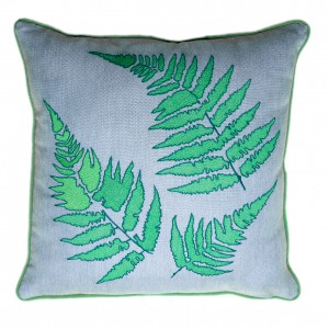 SUNBRELLA LEAVES NAKIŞLI DIŞ MEKAN YASTIK 4545cm