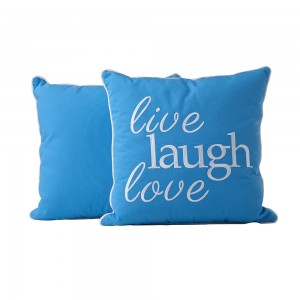 SUNBRELLA LIVE LAUGH LOVENAKIŞLI DIŞ MEKAN YASTIK 45x45cm