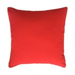 SUNBRELLA BEYAZ BİYELİ KIRMIZI DIŞ MEKAN YASTIK 45x45cm