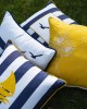 SUNBRELLA STRIPE LUMBAR BIRDS 30x50cm